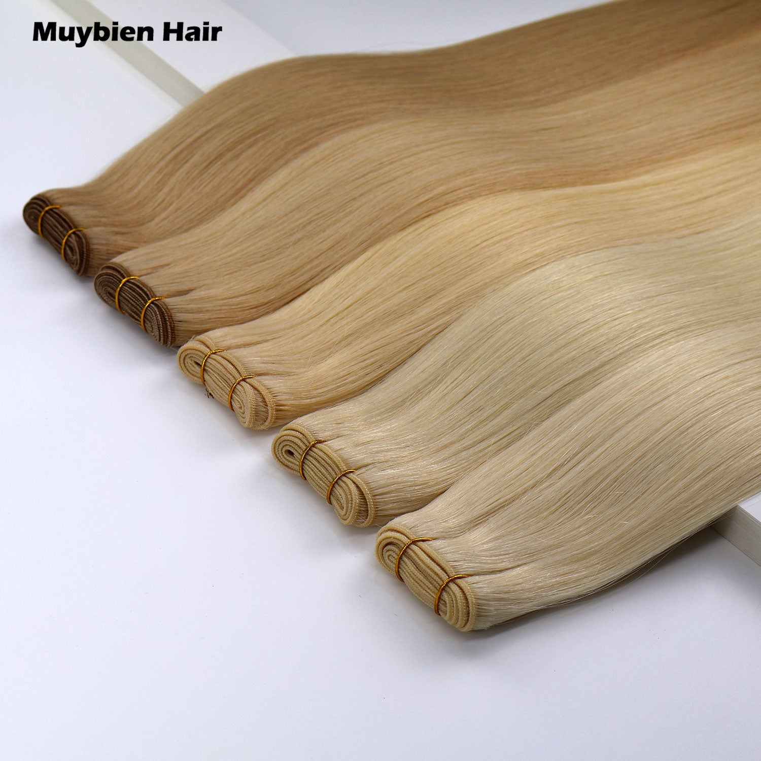 Hair Extensions Seamless Weft Invisible 100% Human Hair Double Drawn Virgin Machine Weft Human Hair Extensions