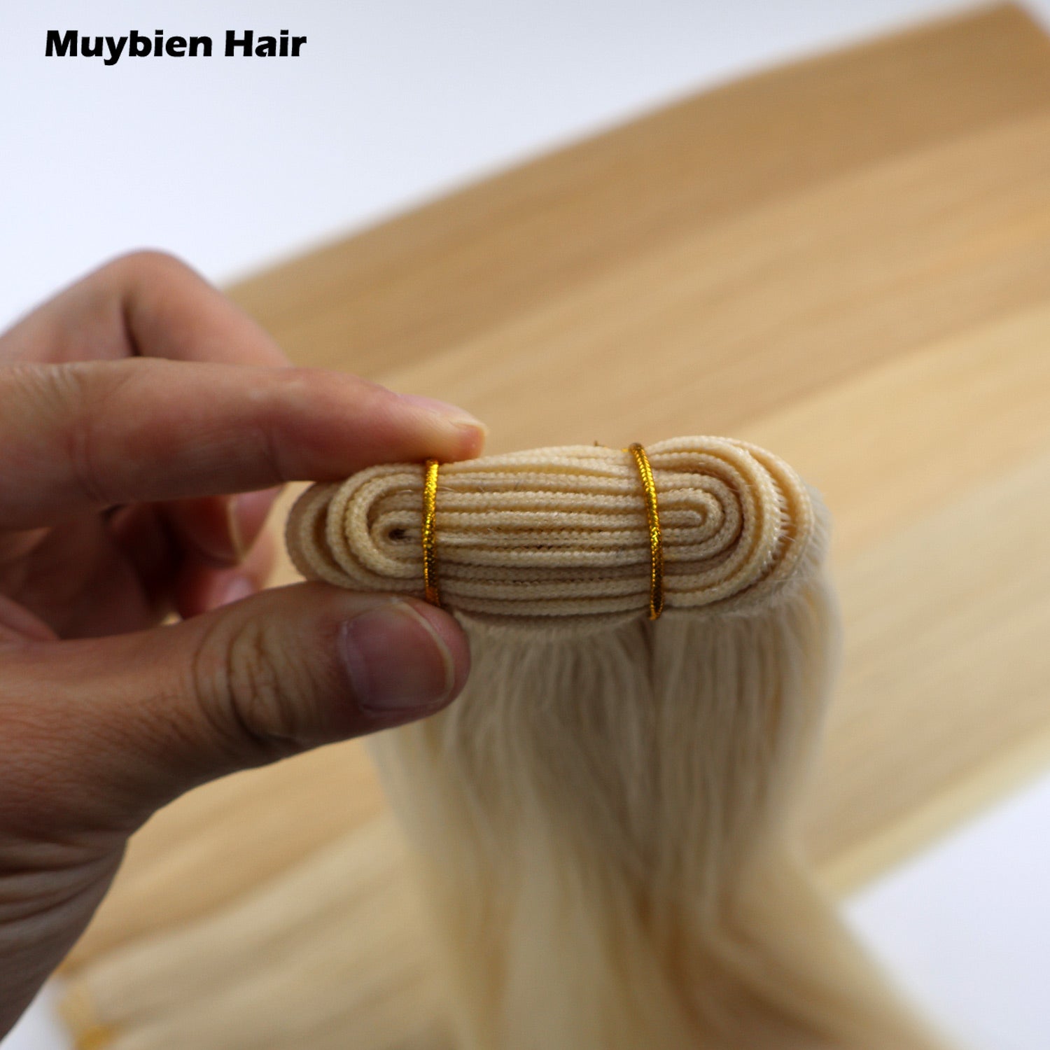 Hair Extensions Seamless Weft Invisible 100% Human Hair Double Drawn Virgin Machine Weft Human Hair Extensions