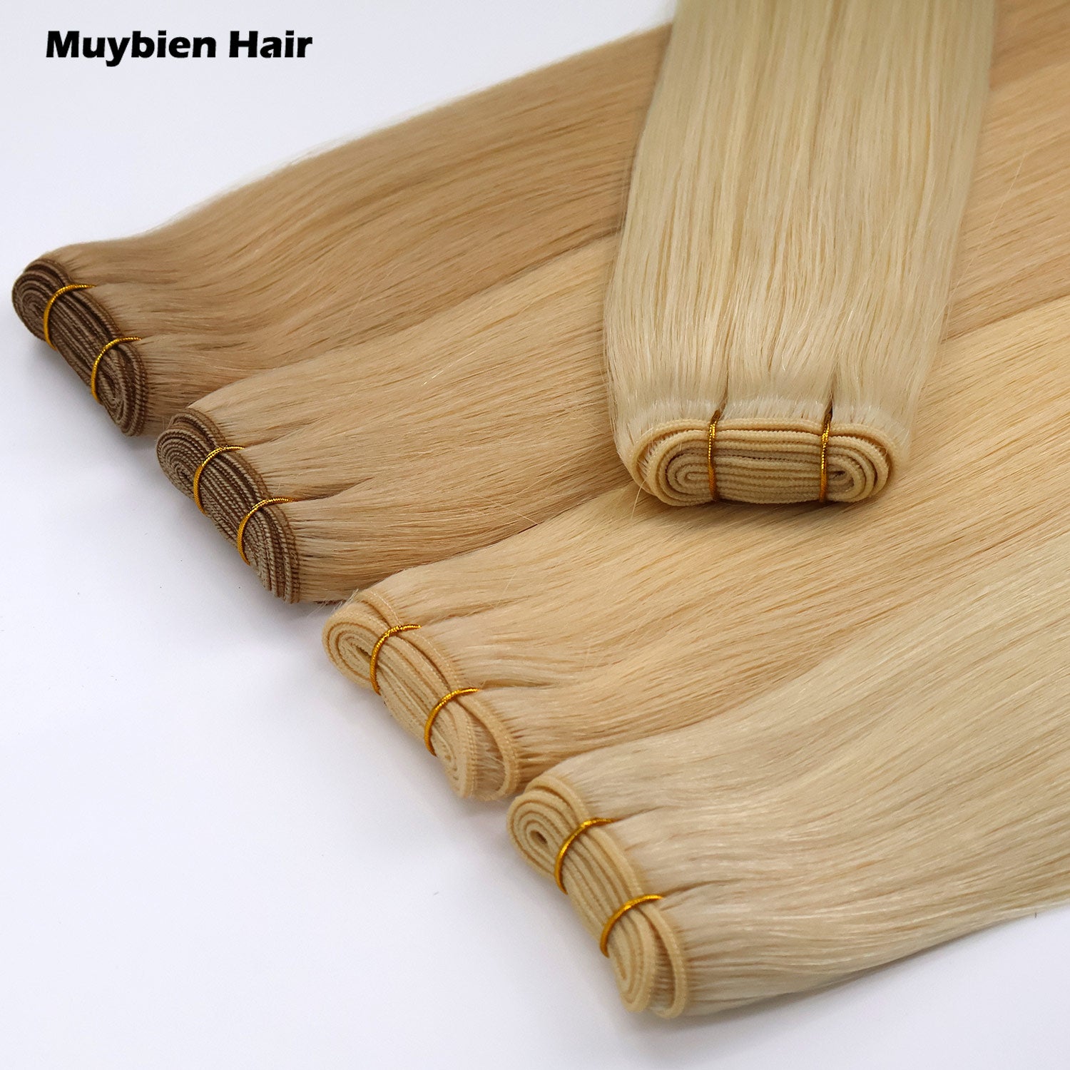 Hair Extensions Seamless Weft Invisible 100% Human Hair Double Drawn Virgin Machine Weft Human Hair Extensions