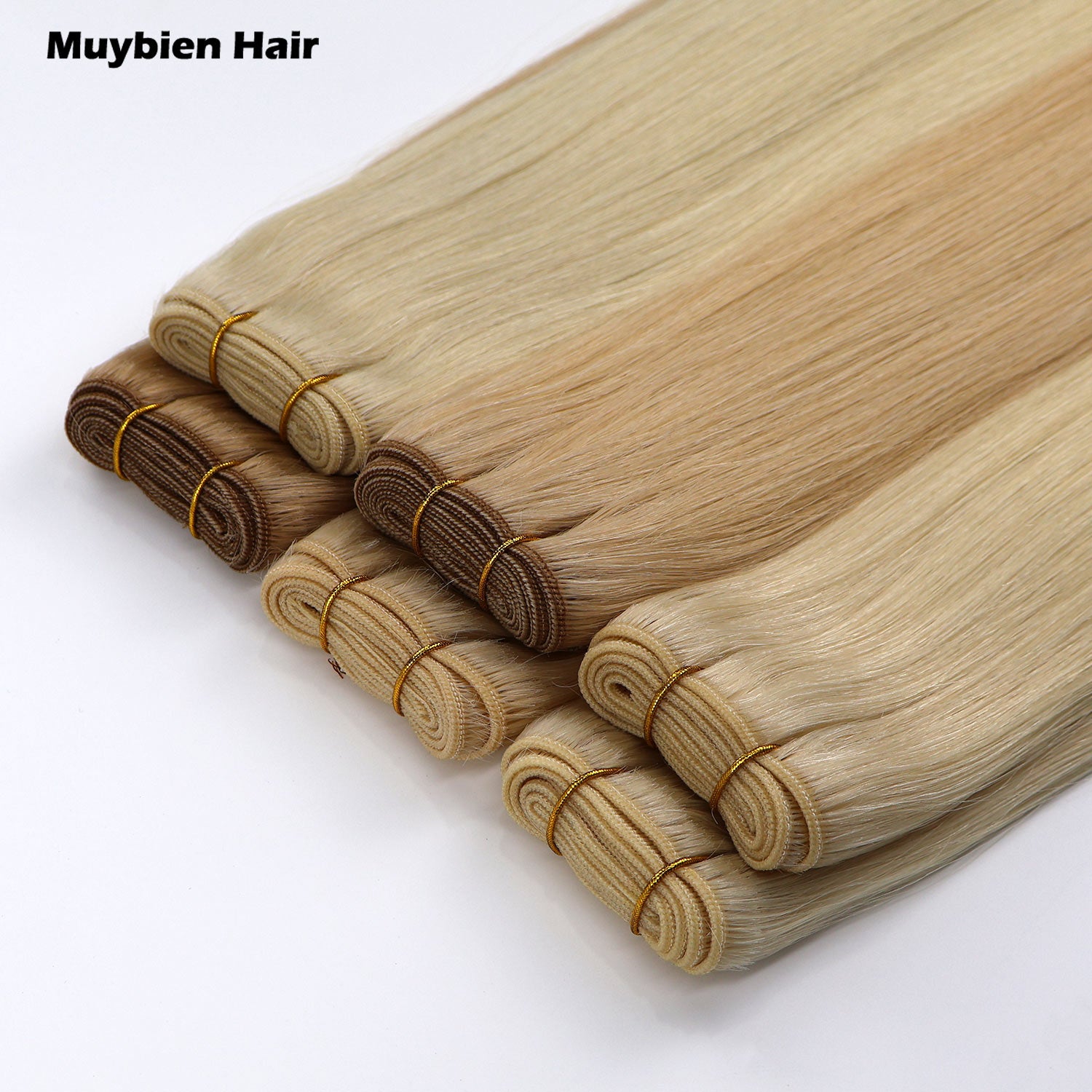 Hair Extensions Seamless Weft Invisible 100% Human Hair Double Drawn Virgin Machine Weft Human Hair Extensions