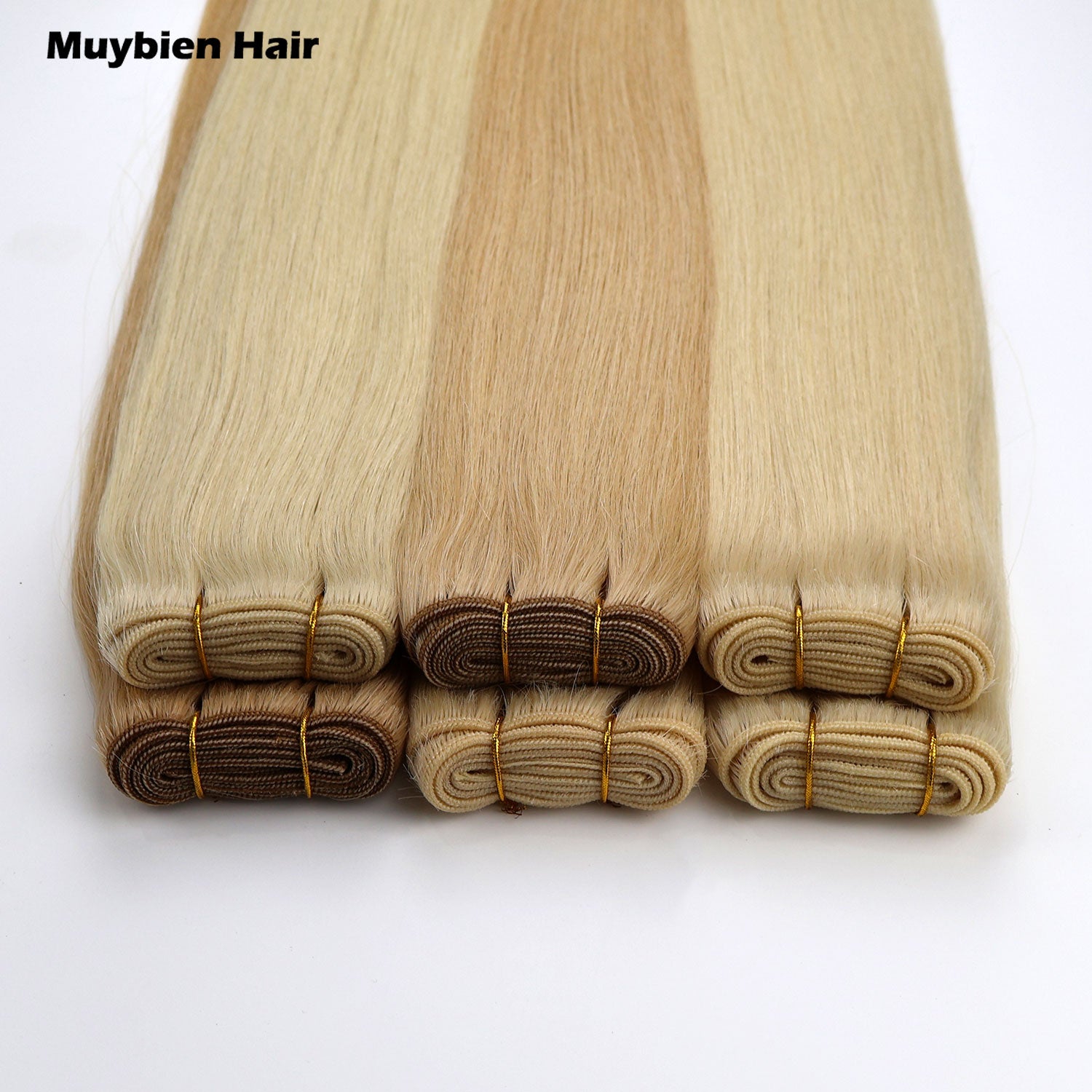 Hair Extensions Seamless Weft Invisible 100% Human Hair Double Drawn Virgin Machine Weft Human Hair Extensions