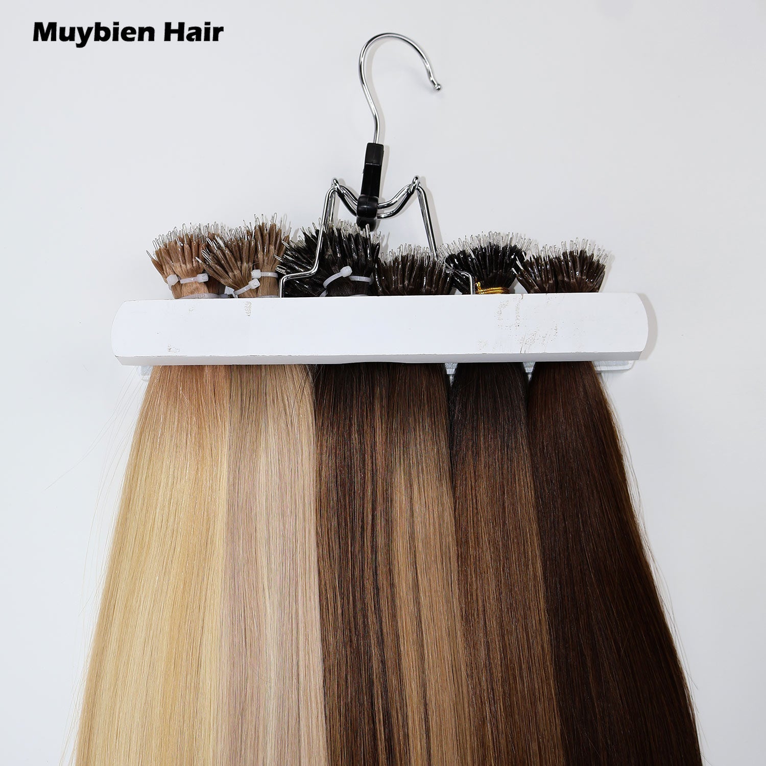 Nano Ring Microlink Hair Ombre Color Double Drawn Keratin Natural Human Hair Extension 100 Grams