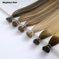 100g Cuticle Aligned Double Drawn Hair Extensions No Tangle No Shedding Nano Ring Hair Extension