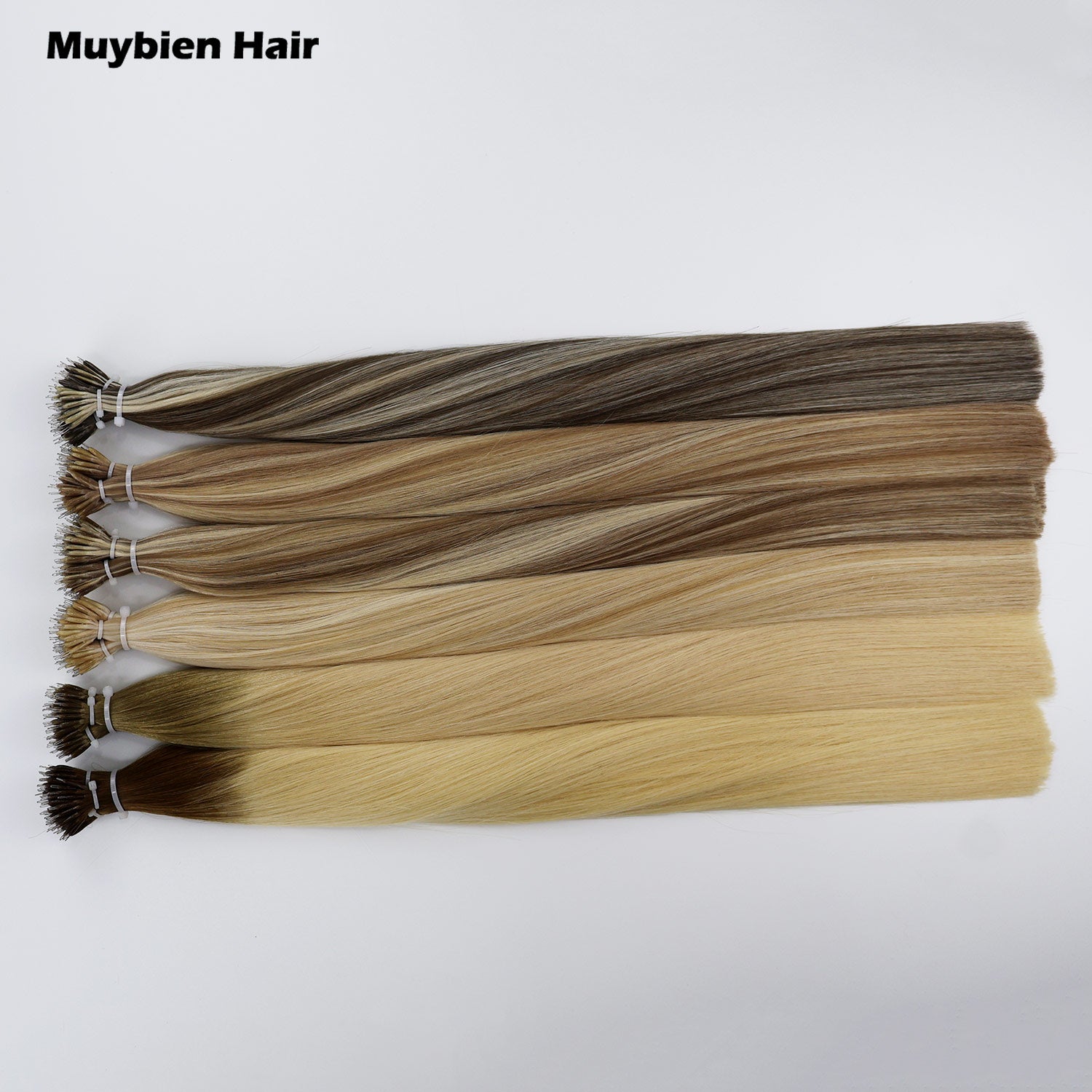 100g Cuticle Aligned Double Drawn Hair Extensions No Tangle No Shedding Nano Ring Hair Extension