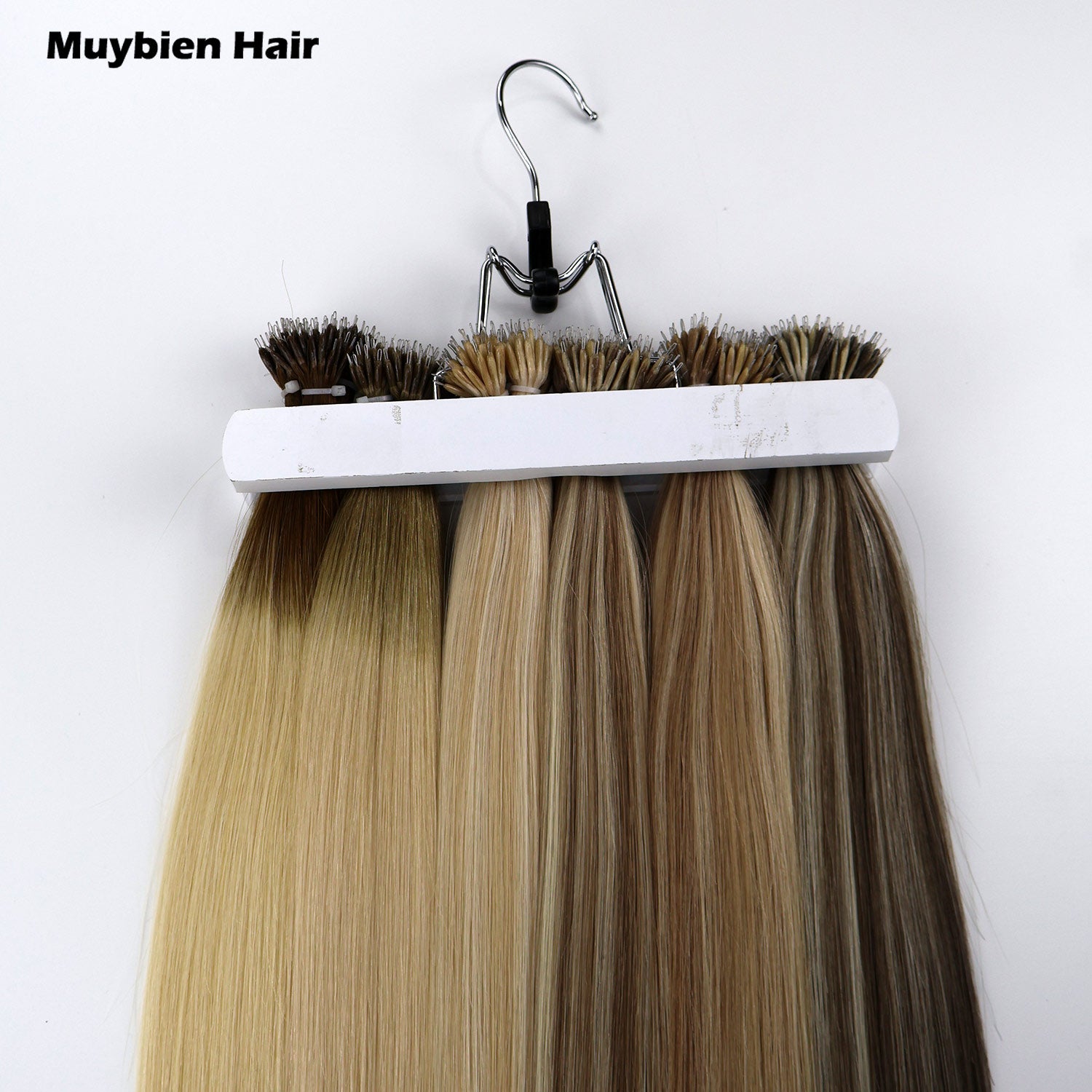 100g Cuticle Aligned Double Drawn Hair Extensions No Tangle No Shedding Nano Ring Hair Extension