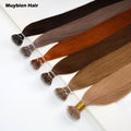 Human Virgin Hair Cuticle Aligned Double Drawn Nano Ring Hair Extension 100 Grams