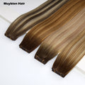Ombre Color Double Drawn Genius Wefts 100% Virgin Human Hair Extensions 50Grams