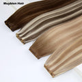 Genius Weft Hair Extensions Double Drawn Human Hair Full Cuticle Aligned Virgin Hair Weft
