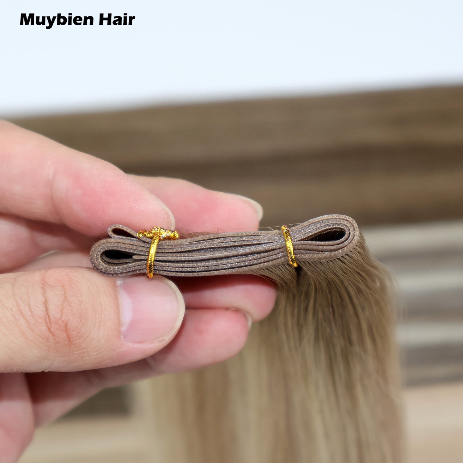 Genius Weft Hair Extensions Double Drawn Human Hair Full Cuticle Aligned Virgin Hair Weft